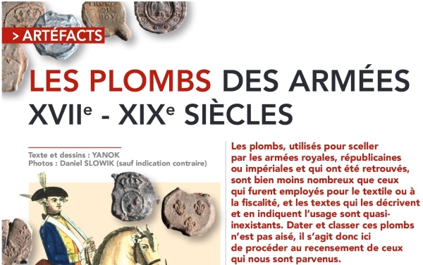 Article "Les Plombs des armées XVIIe - XIXe siècles" dans le DP 163 Plombs10