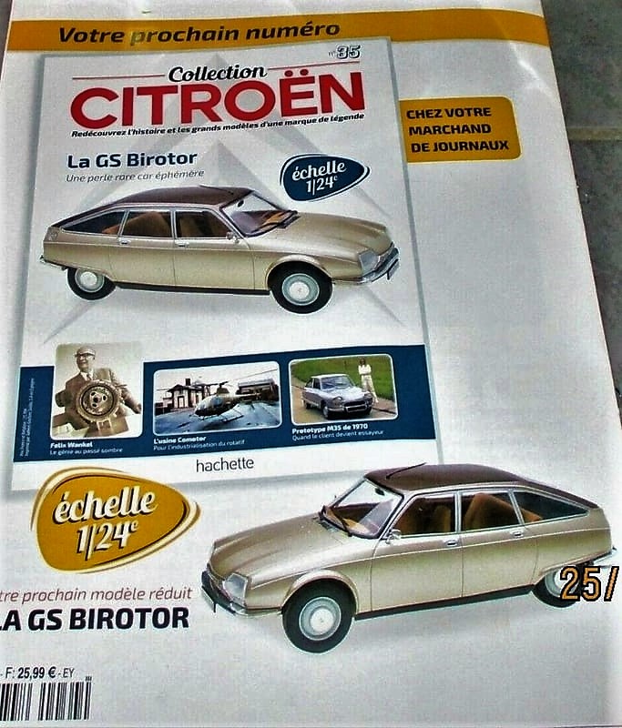 "Collection Citroën au 1/24ème" par HACHETTE - 2019   - Page 4 15792211