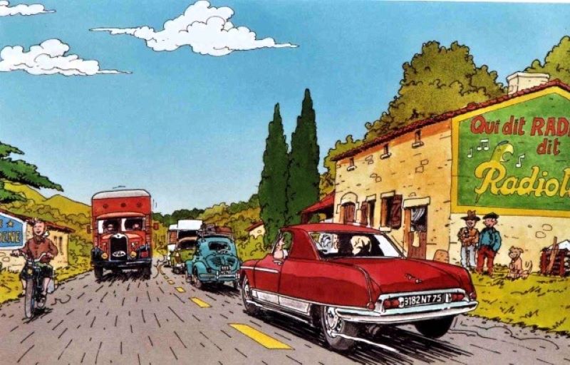 Citroën et Thierry DUBOIS dessins, affiches et albums Ds_8_t10