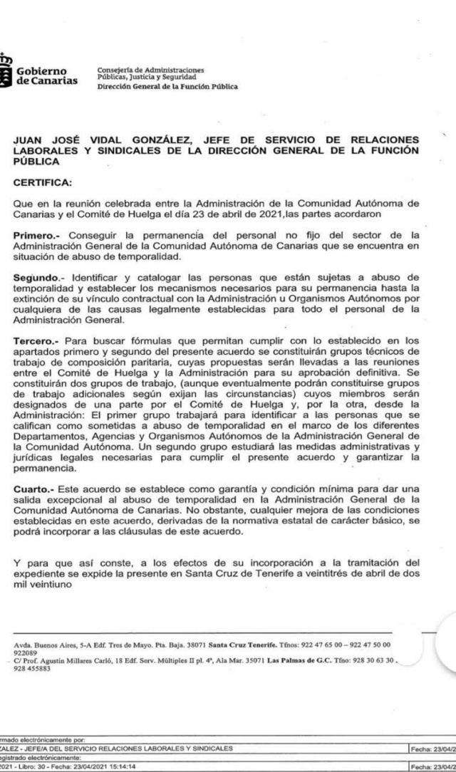 Iceta y los sindicatos, contratos 2 años Canari11