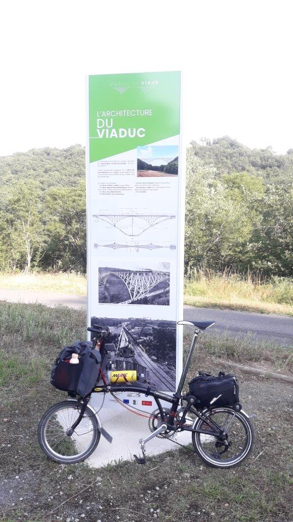 A travers l'Aveyron en train et Brompton 20230725