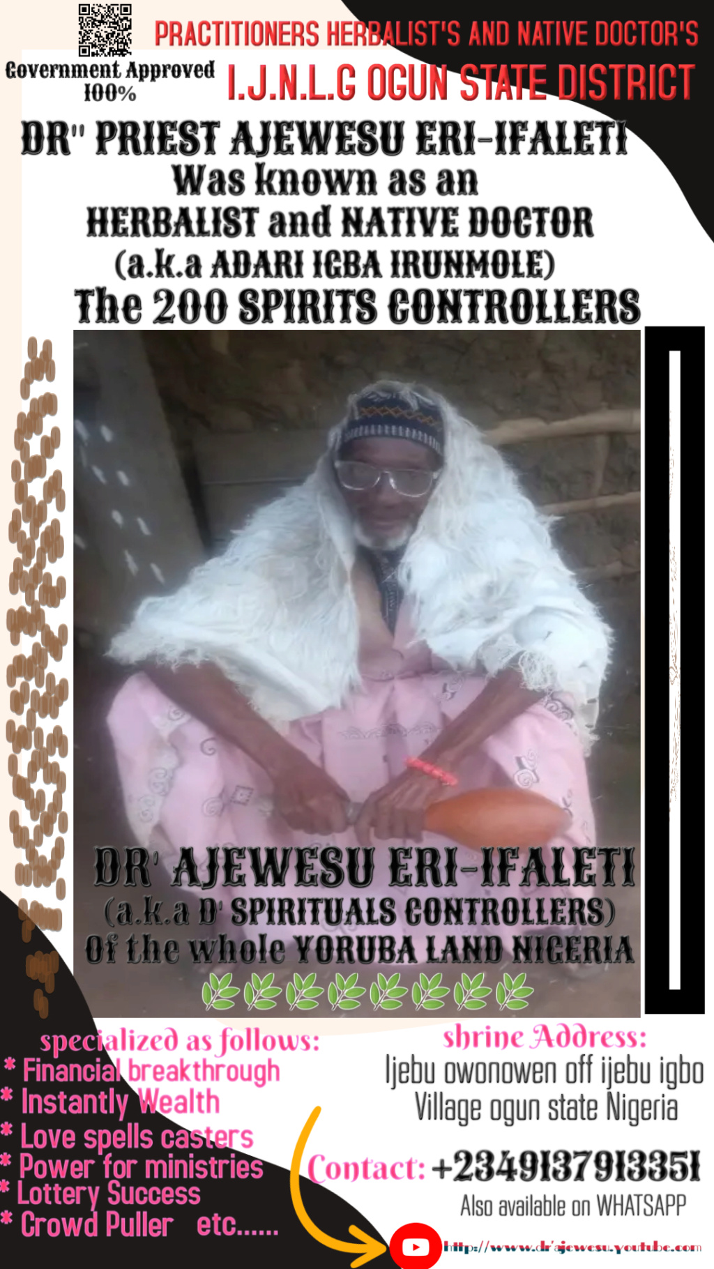 The best Powerful Spiritual herbalist in Nigeria +2349137913251 Pastel10
