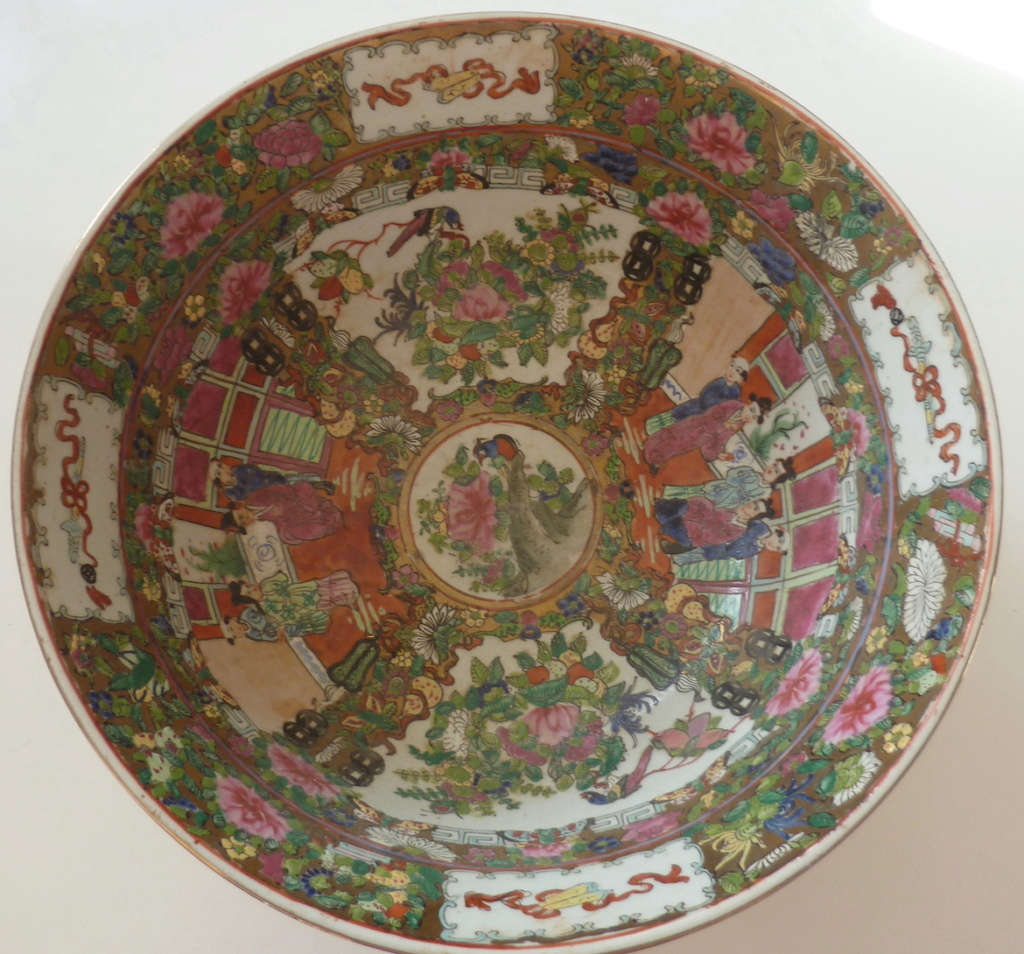 Chinese famille rose large bowl. Chines13