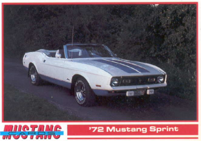 Mustang a la carte 72spri10