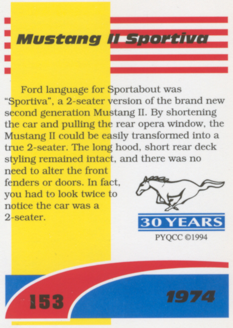 mustang - Mustang a la carte 74spor19