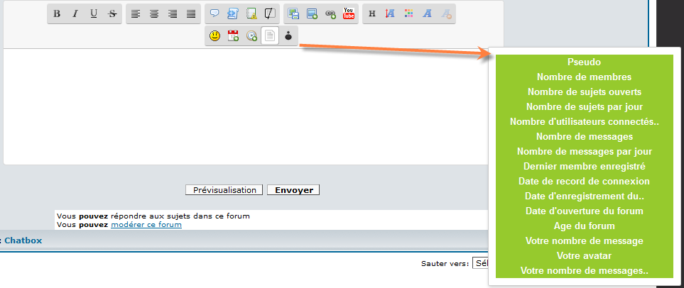 [PHPBB3]Afficher la majeure partie des variables avec un bouton sur l'éditeur 1149