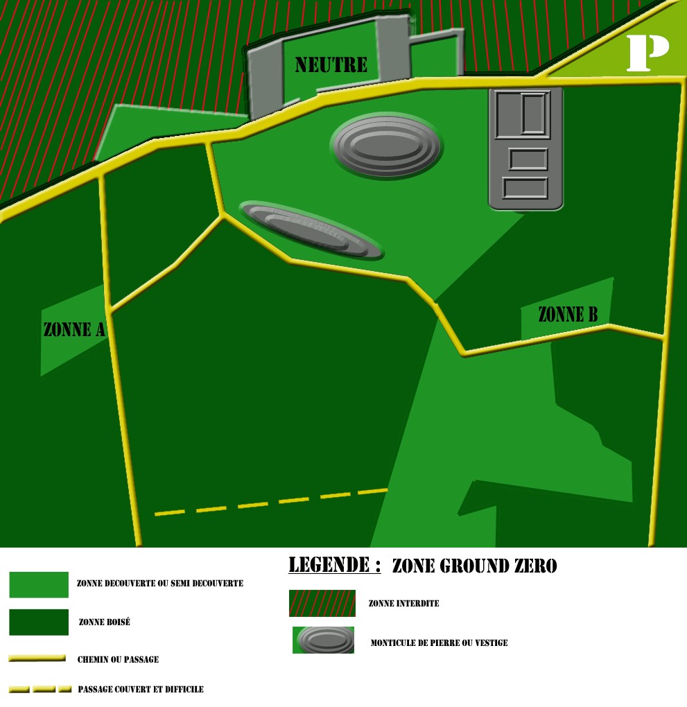 carte shema de la zone ground zero Z010