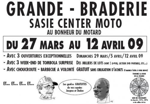 Grande braderie Sasie Center Moto 77 Pontault-Combault 27/03 au 12/04 Sasie10