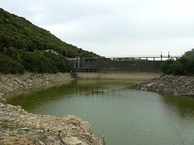 vidange du barrage de la rouviere (france/gard) P1070121