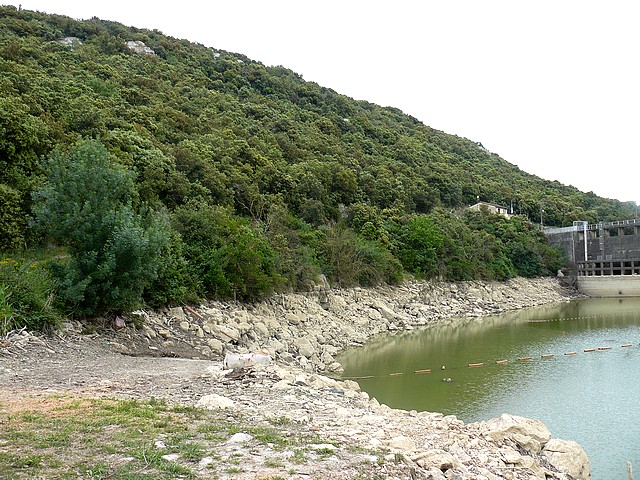 vidange du barrage de la rouviere (france/gard) P1070128