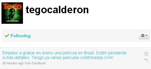 Tego Calderón Grabara Una Pelicula En Enero 23koms10