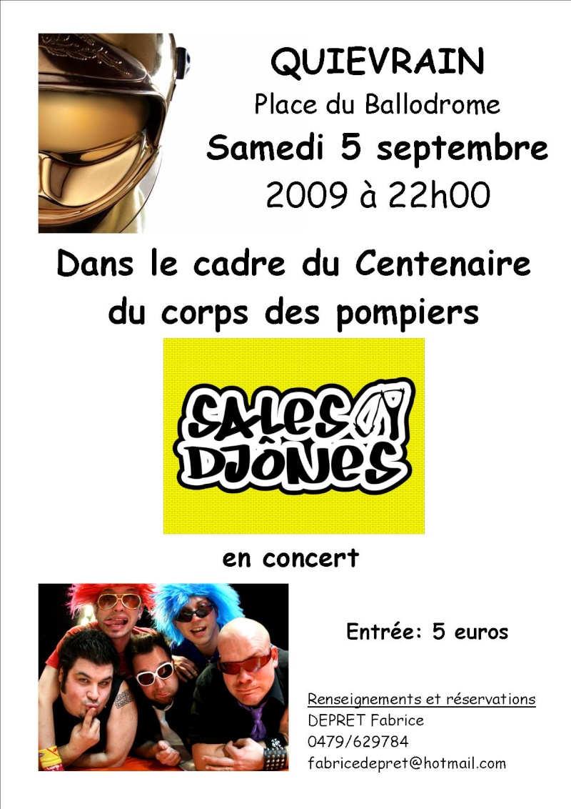 Concert des Sales djones  Quivrain 5 septembre 09 Affich18