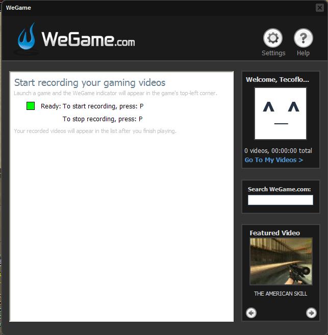 WeGame Video ekim Program!(Yeni) Wegame10