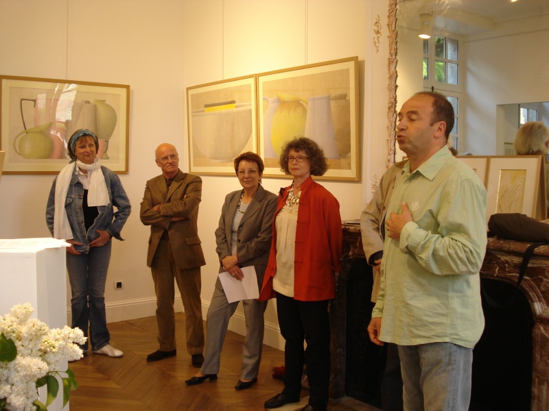 Vernissage: Marie José MALARGE à L'Hôtel de MONTULE Dsc02912