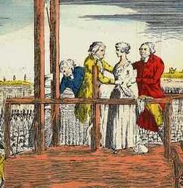 L'exécution de Marie-Antoinette le 16 octobre 1793, Marie-Antoinette conduite à l'échafaud Echafa10