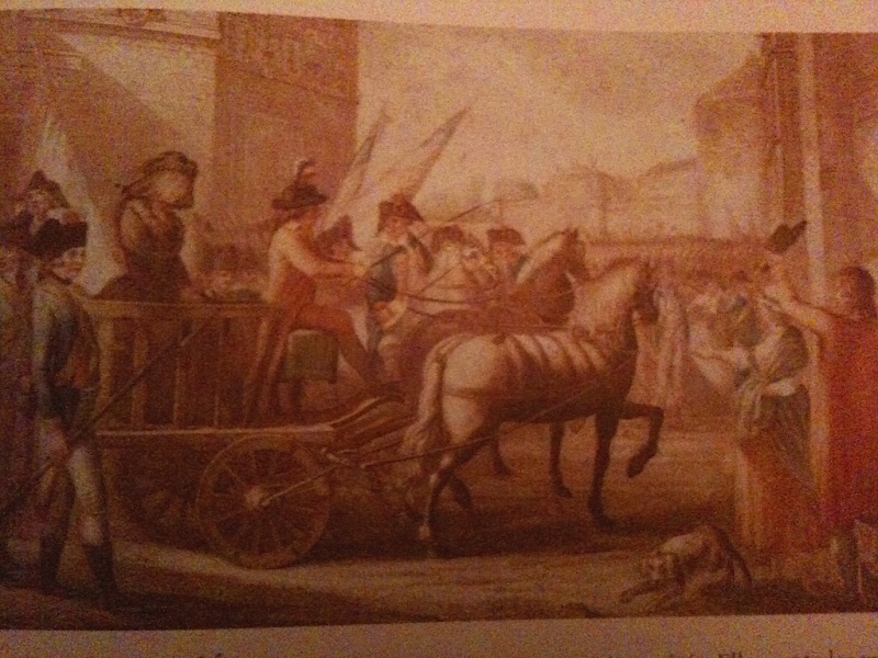 L'exécution de Marie-Antoinette le 16 octobre 1793, Marie-Antoinette conduite à l'échafaud George11