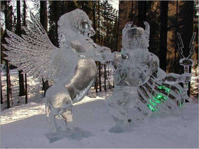 Sculptures sur glace en Alaska Image418