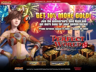 Gold Rush : 2nd Year Anniversary Blow-out, Get 10% More Gold! Pwanni11