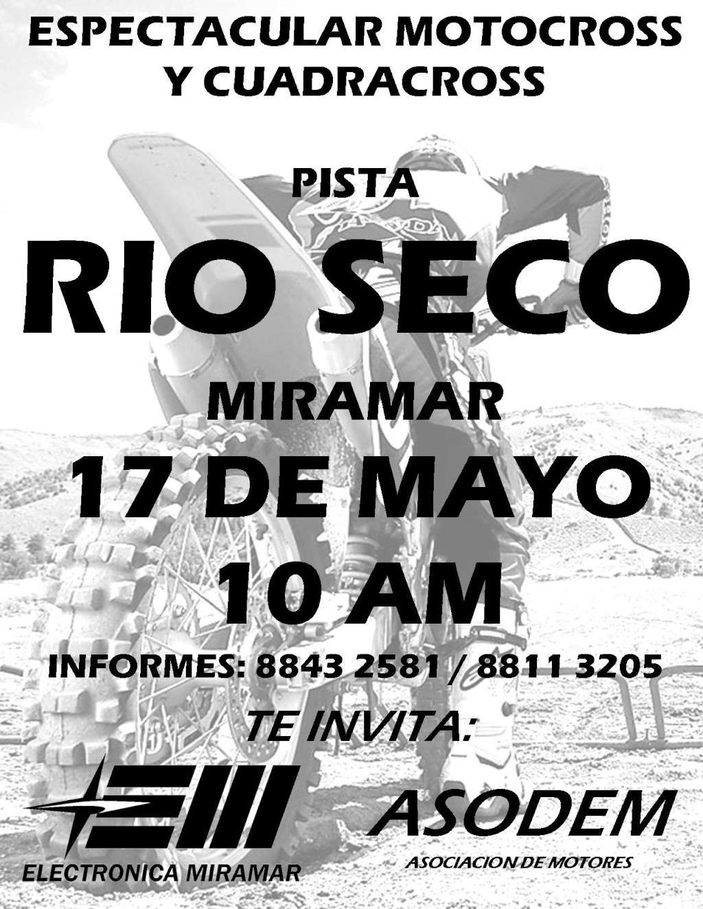 MOTOCROSS Y CUADRACROSS EN RIO SECO, MIRAMAR. Public10