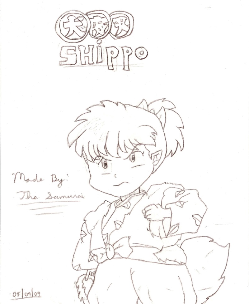 My Drawing of Shippo Shippo10