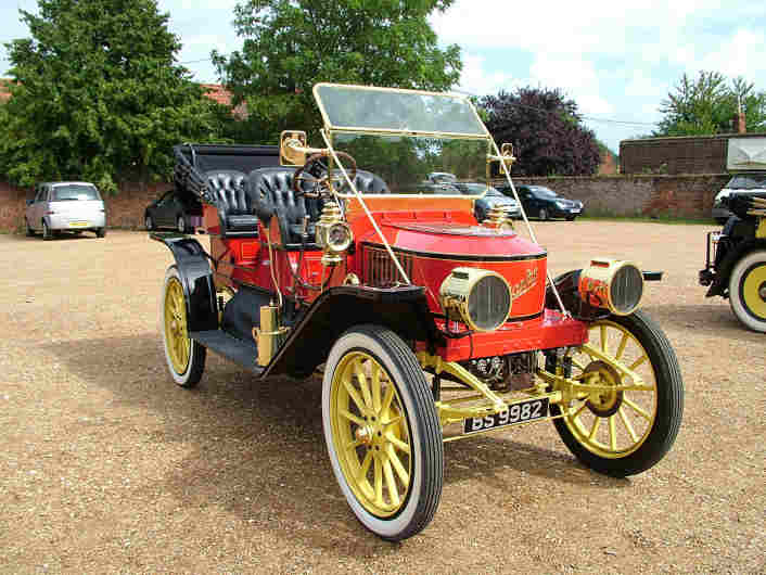 1909 Stanley Model R - 20 HP -  Coffin Nose Model_10