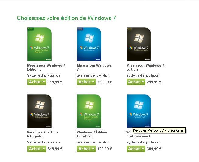 Windows 7 (le 22 octobre 2009) Win710