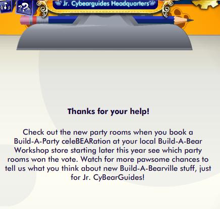 Jr.Cyberguides only..Vote for new Party Rooms at HQ Thanks10