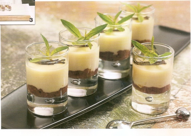 PANACOTTA DE CHOCOLAT BLANC, compotée de fraises des bois Panaco10