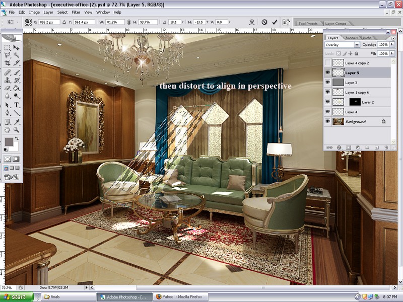 Executive Office (with PS volume effect tutorials+render presets) Fake_v16