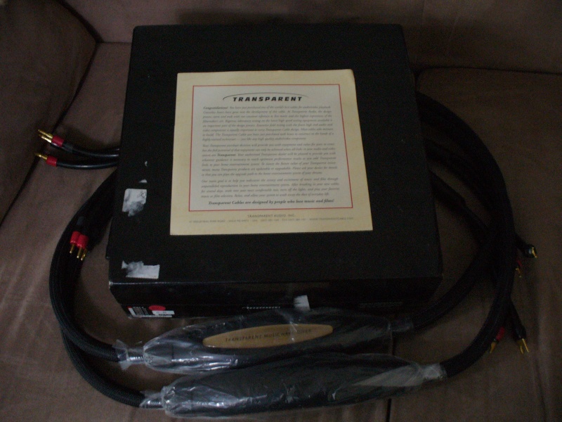 Transparent MusicWave Super speaker cables (Used) SOLD P1010512