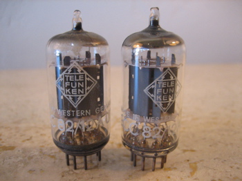 Telefunken 12AU7/ECC 82 tubes (NOS) Tele110