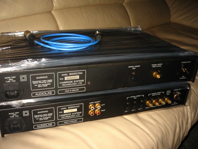 Audiolab 8000CDM CD transport & 8000DAC D/A converter (Used) SOLD Audiol14