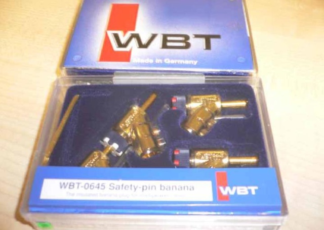 WBT 0645 banana plugs (New) Wbt210