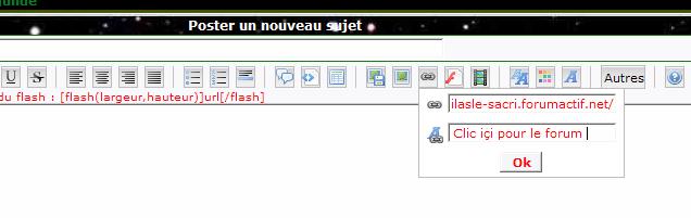 Comment mettre un lien, une image sur le forum !!!! Lien_310
