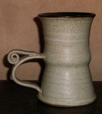 unknown studio pottery mug with GS mark in shield Studio10