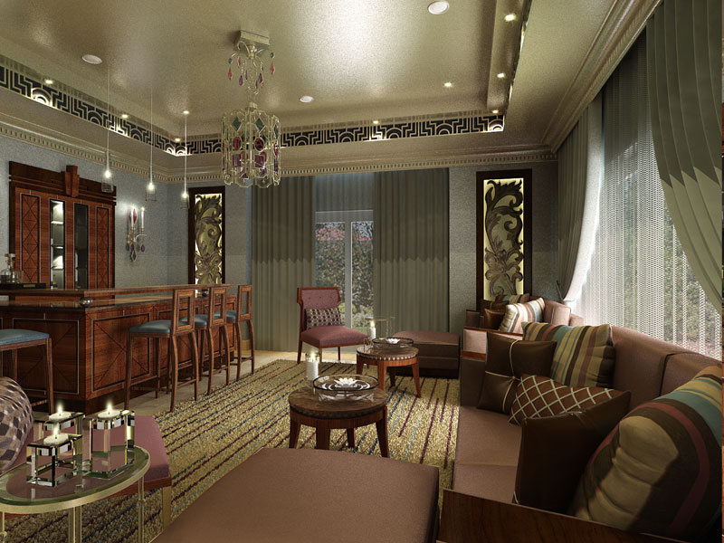 Villa Interior sa Dubai Bar-ar10