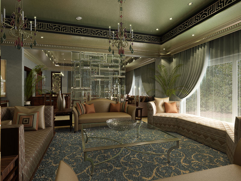 Villa Interior sa Dubai Living10