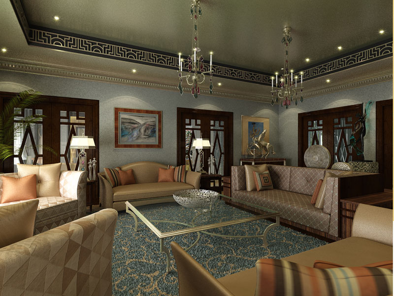 Villa Interior sa Dubai Living11