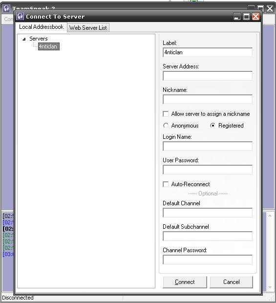 configuracion del Team speak Ts_311