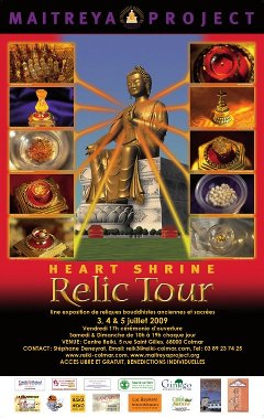Exposition des Reliques Sacrées du Bouddha Affich12