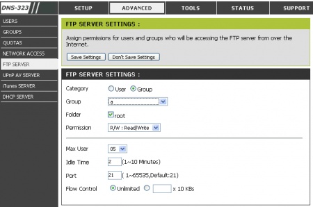 [TUTORIAL] DNS-323 2-Bay Network Storage Enclosure Ftp_us10