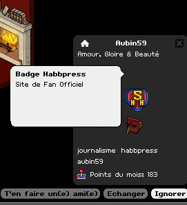 Bug badge Habbpr10