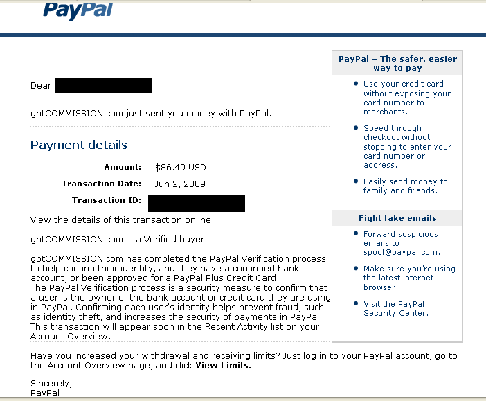 Instant PayPal Payout with $5 min. Cp10