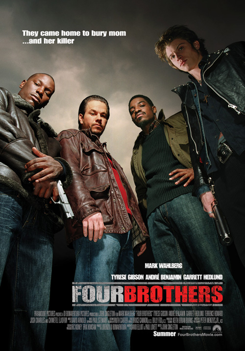 فيلم الاكشن والجريمة Four Brothers DvDrip مترجم بحجم 279 ميجا Poster10