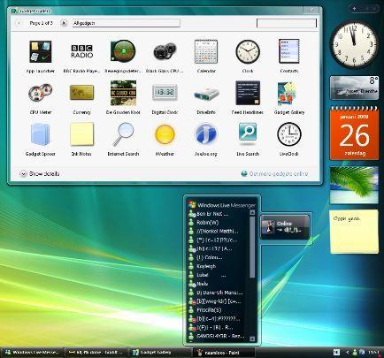 Windows Sidebar per Windows xp Window10