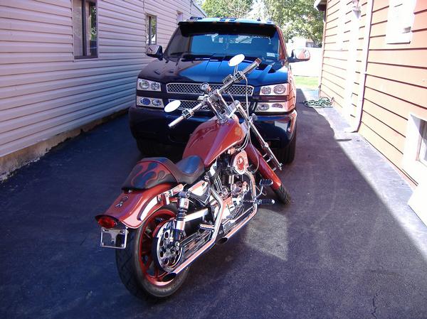 my 1993 Harley Davidson Sportster XL Chopper My_93_12