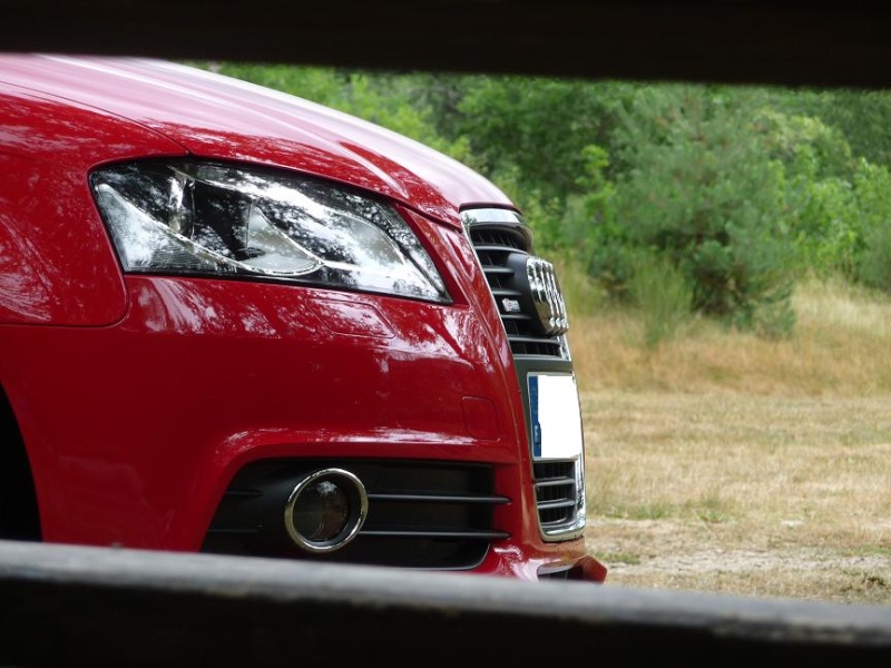 [Photo-reportage] Audi A3 facelift 2.0 TDI 140 Sline rouge brillant 2010