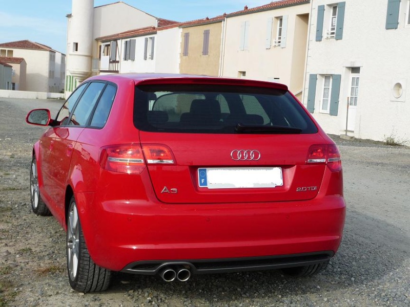 [Photo-reportage] Audi A3 facelift 2.0 TDI 140 Sline rouge brillant 412