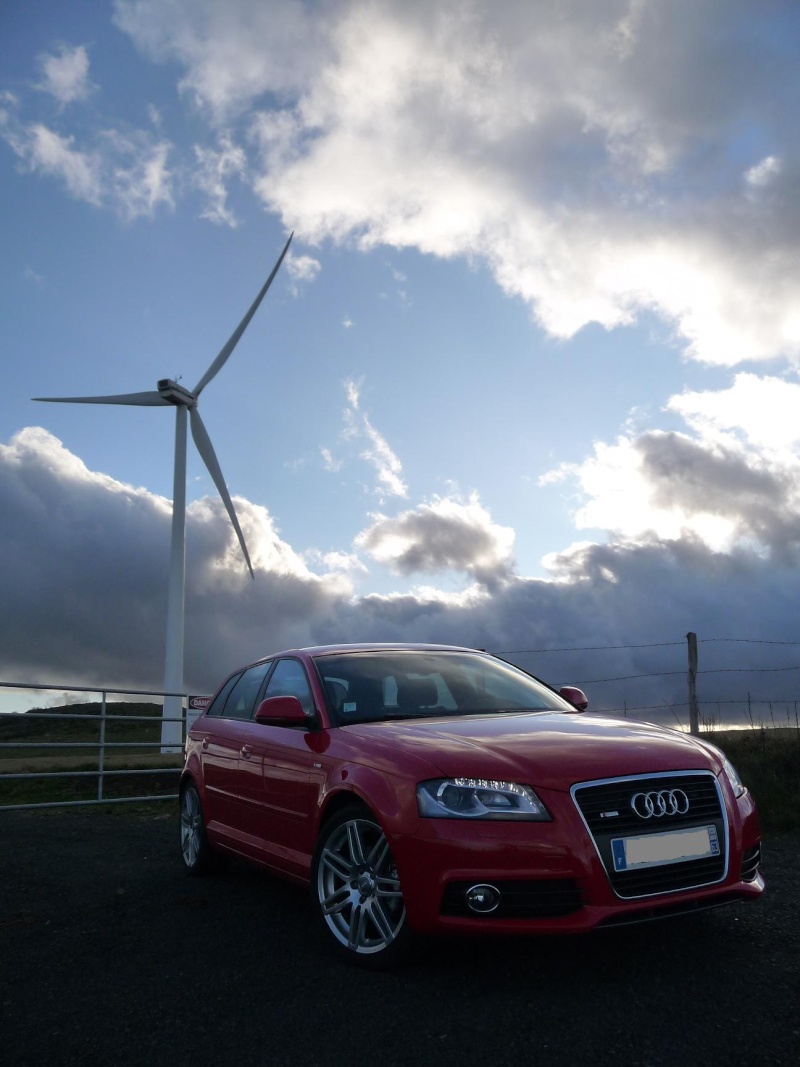 [Photo-reportage] Audi A3 facelift 2.0 TDI 140 Sline rouge brillant P1030511