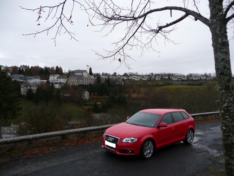 [Photo-reportage] Audi A3 facelift 2.0 TDI 140 Sline rouge brillant P1030519